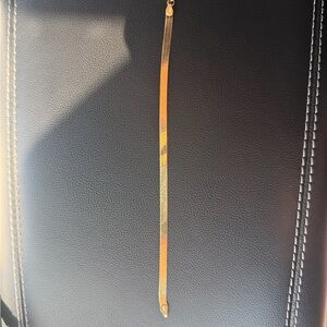 14K Gold Herringbone Bracelet